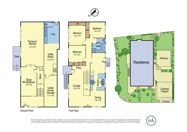Floorplan of Homely house listing, 1 Nokuna Court, Greensborough VIC 3088