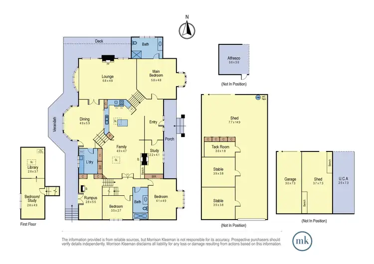 Floorplan of Homely house listing, 80 Goldmans Road, Cottles Bridge VIC 3099