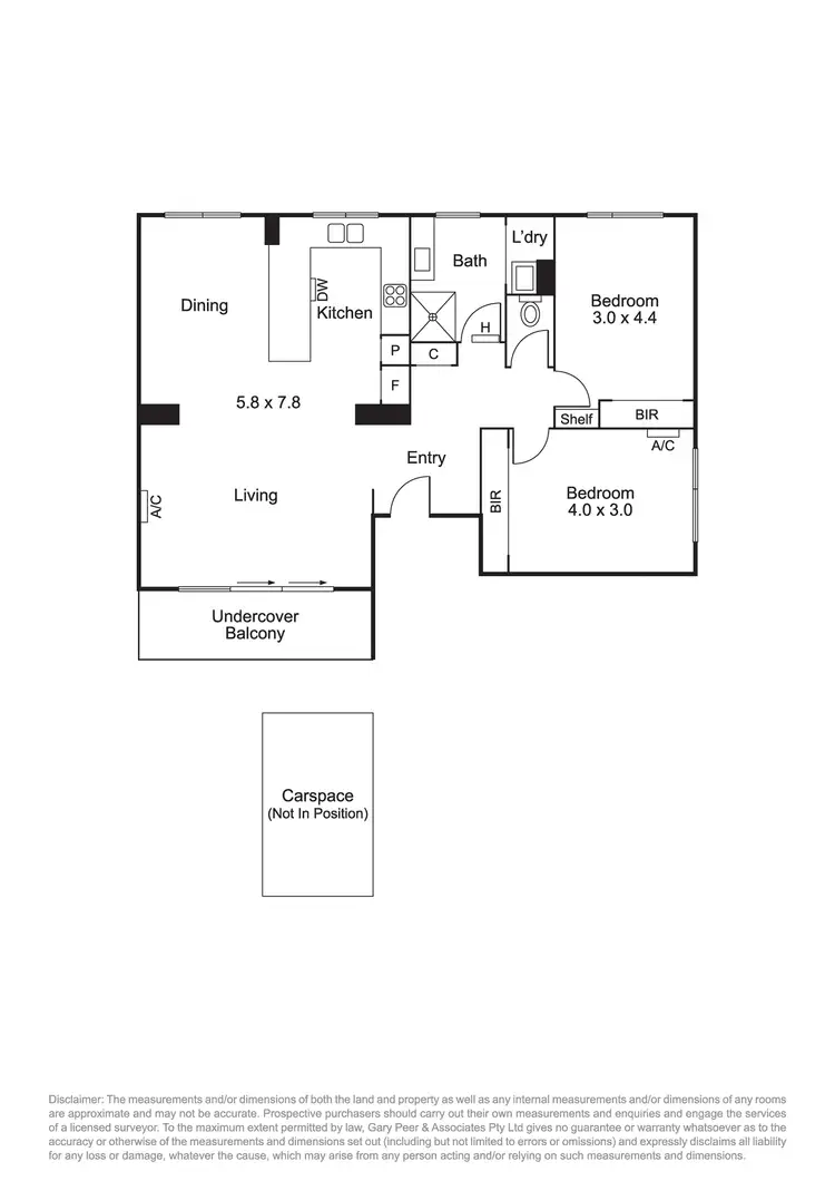 Floorplan of Homely apartment listing, 6/46 Westbury Street, St Kilda East VIC 3183
