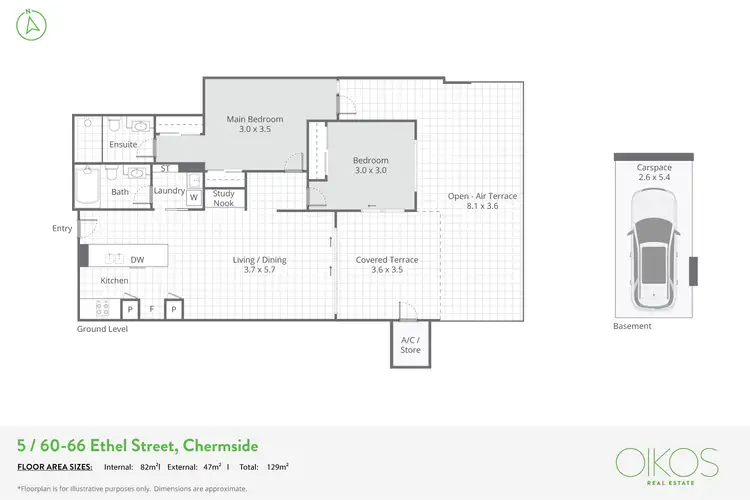 Floorplan of Homely unit listing, 5/60-66 Ethel Street, Chermside QLD 4032