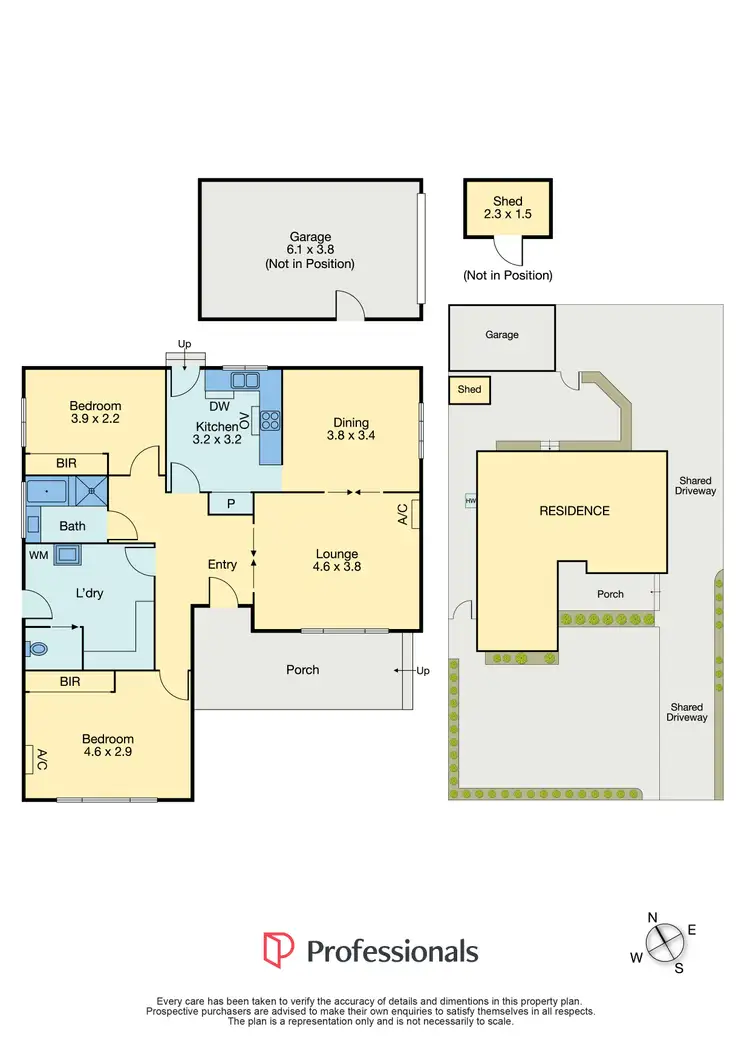 Floorplan of Homely unit listing, 1/1079 North Road, Hughesdale VIC 3166