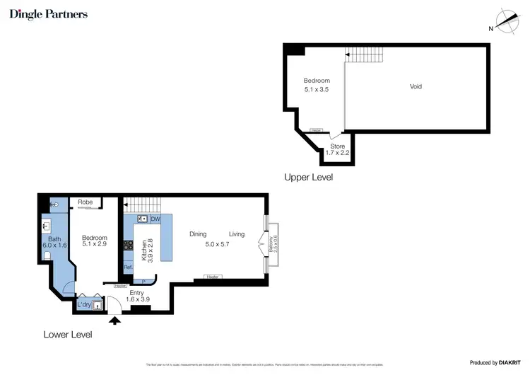 Floorplan of Homely apartment listing, 54/38 Manchester Lane, Melbourne VIC 3000