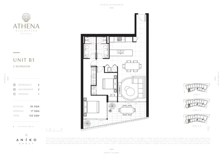 Floorplan of Homely apartment listing, 1210/6-8 Sickle Avenue, Hope Island QLD 4212