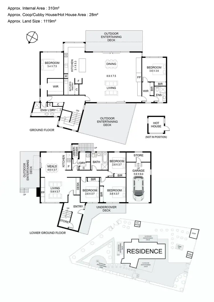 Floorplan of Homely house listing, 24 Wray Street, Anglesea VIC 3230