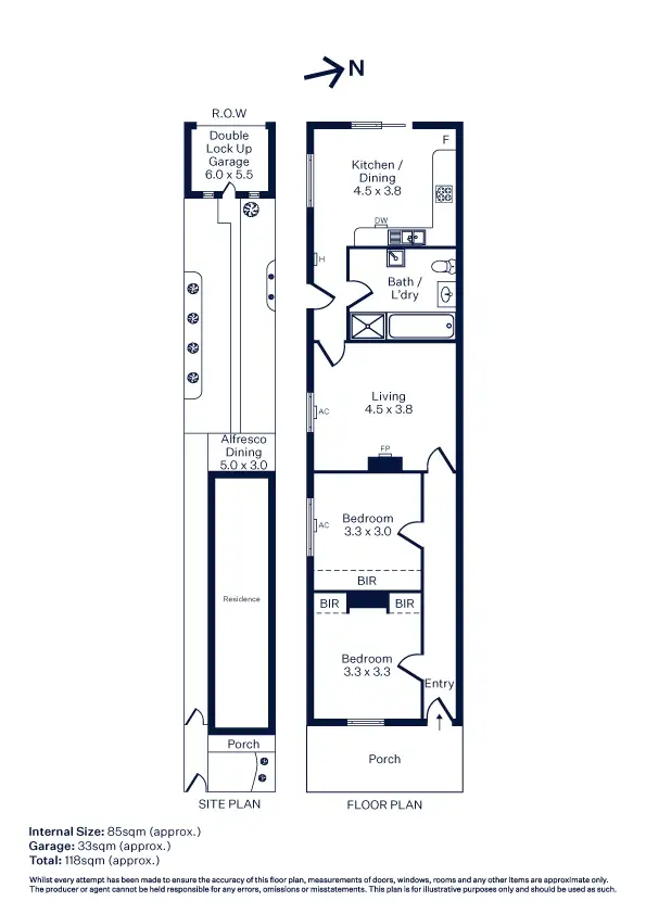Floorplan of Homely house listing, 35 William Street, Newport VIC 3015