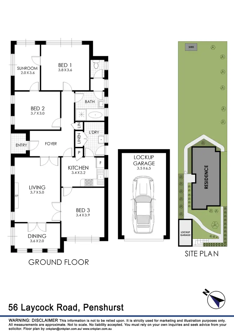 Floorplan of Homely house listing, 56 Laycock Road, Penshurst NSW 2222