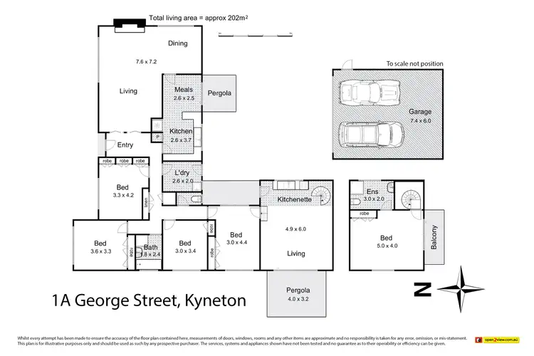 Floorplan of Homely house listing, 1A George Street, Kyneton VIC 3444
