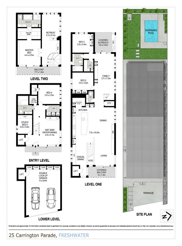 Floorplan of Homely house listing, 25 Carrington Parade, Freshwater NSW 2096