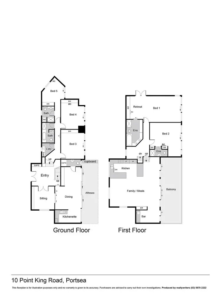Floorplan of Homely house listing, 10 Point King Road, Portsea VIC 3944