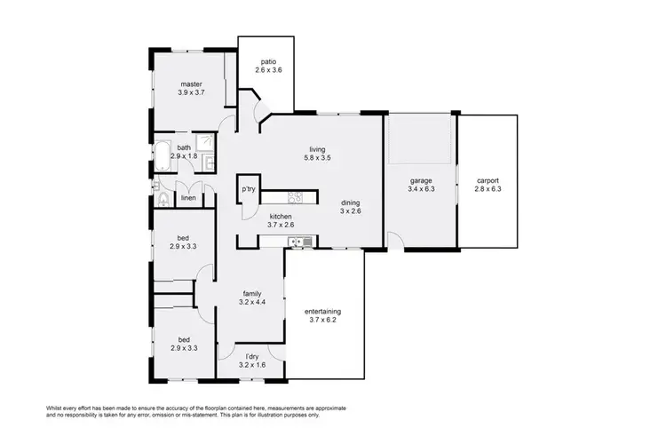 Floorplan of Homely house listing, 2 Kirraly Close, Mooroobool QLD 4870