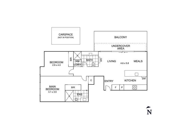 Floorplan of Homely apartment listing, 503/669 Centre Road, Bentleigh East VIC 3165