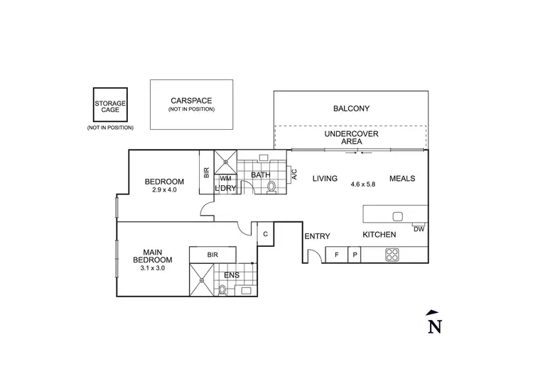 Floorplan of Homely apartment listing, 503/669 Centre Road, Bentleigh East VIC 3165