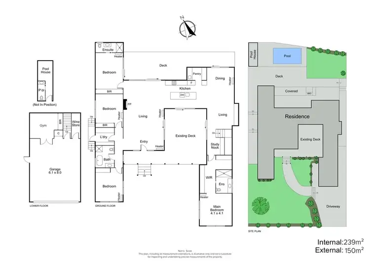 Floorplan of Homely house listing, 6 Pekina Square, Sorrento VIC 3943