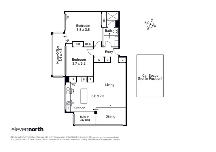 Floorplan of Homely apartment listing, 12G/12 Marine Parade, St Kilda VIC 3182