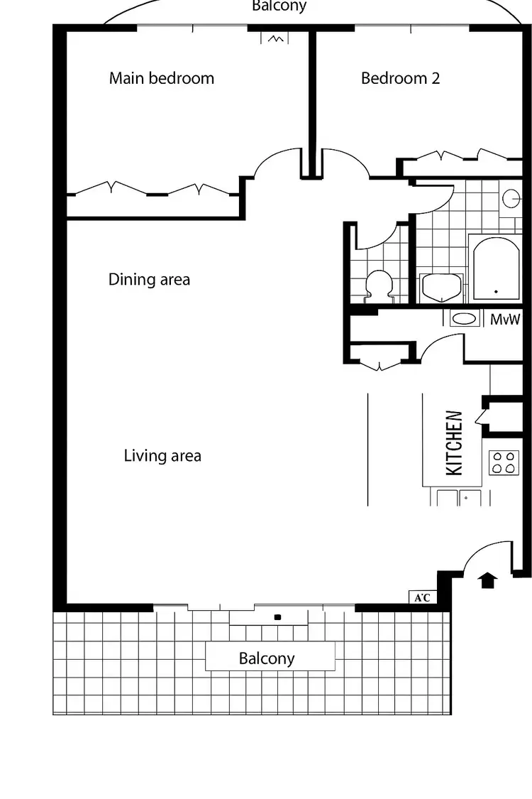Floorplan of Homely unit listing, 12/5 Belle Place, Millner NT 810