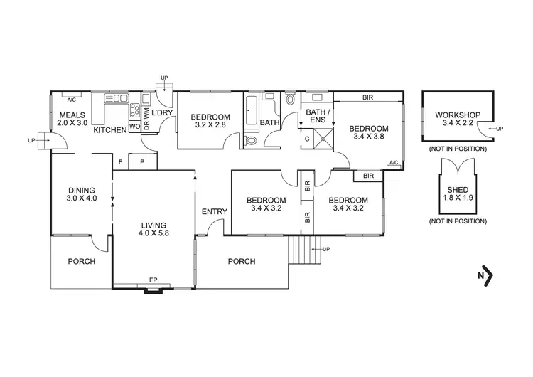 Floorplan of Homely house listing, 6 Timbertop Drive, Vermont VIC 3133