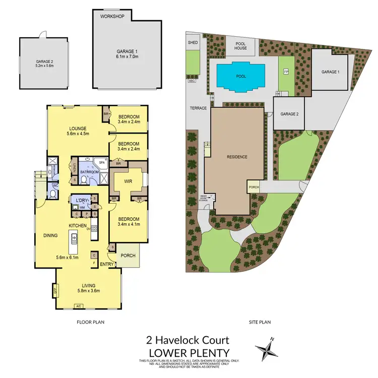 Floorplan of Homely house listing, 2 Havelock Court, Lower Plenty VIC 3093