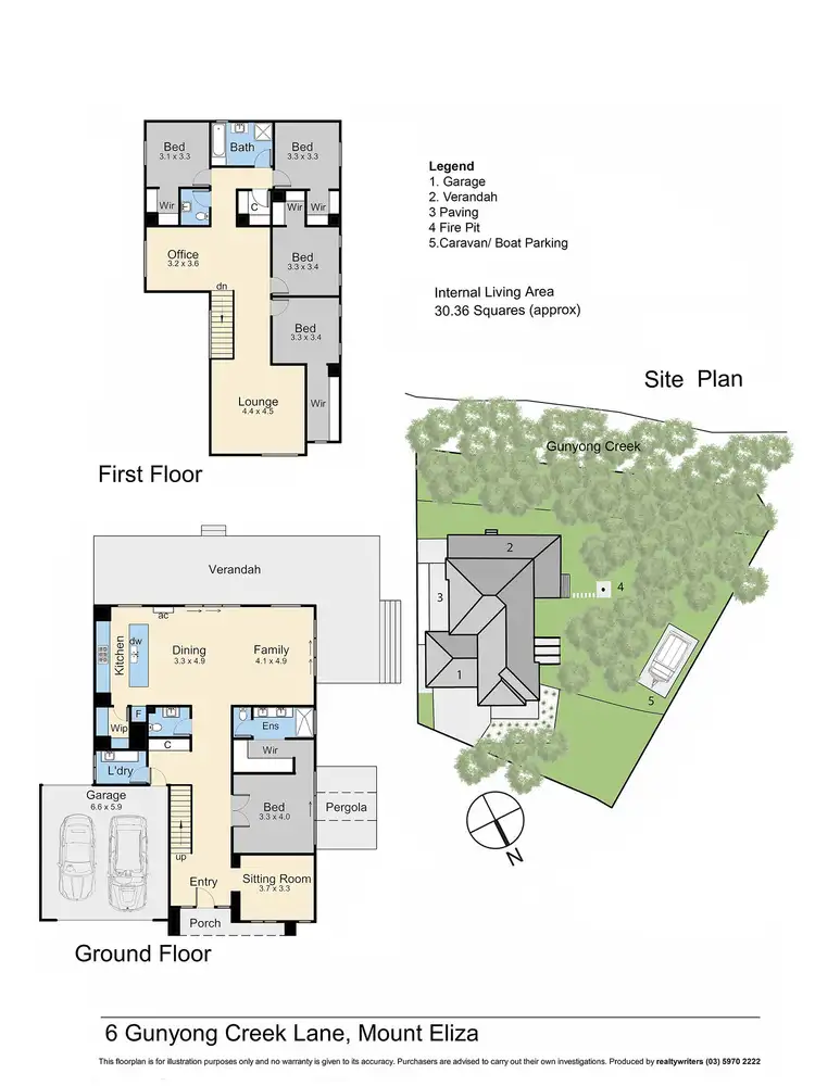Floorplan of Homely house listing, 6 Gunyong Creek Lane, Mount Eliza VIC 3930