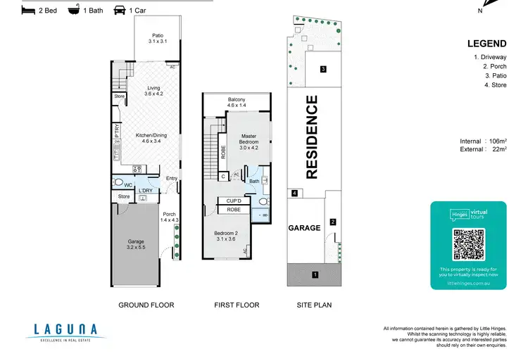 Floorplan of Homely unit listing, 28/60 Hofmann Drive, Noosaville QLD 4566