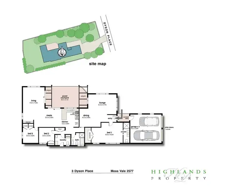 Floorplan of Homely house listing, 3 Dyson Place, Moss Vale NSW 2577