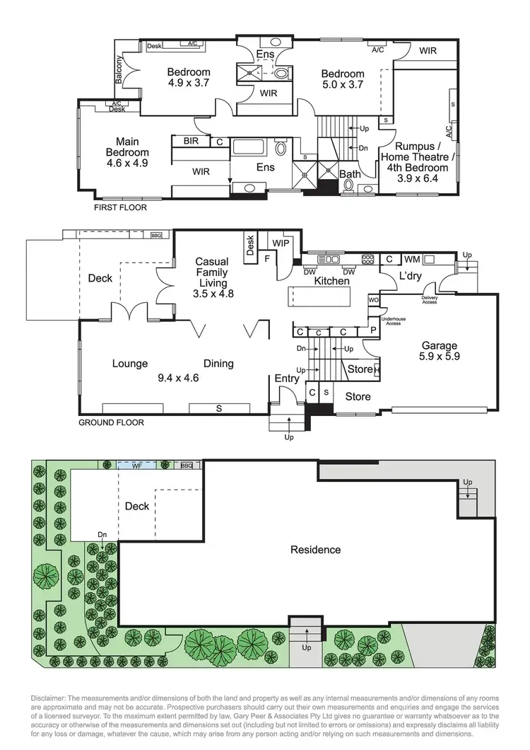 Floorplan of Homely house listing, 14 St Aubins Avenue, Caulfield North VIC 3161