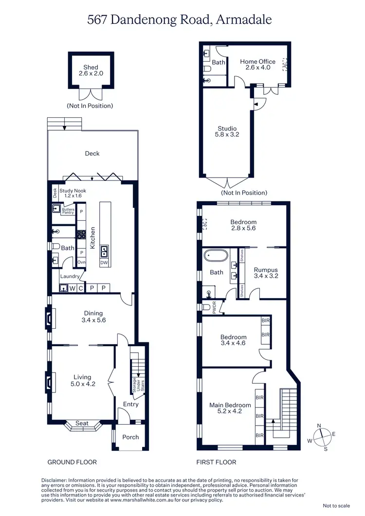 Floorplan of Homely house listing, 567 Dandenong Road, Armadale VIC 3143