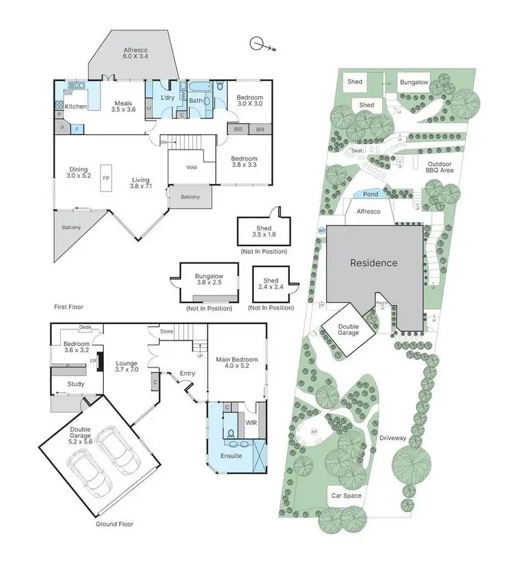 Floorplan of Homely house listing, 36 Mitchell Avenue, Warrandyte VIC 3113