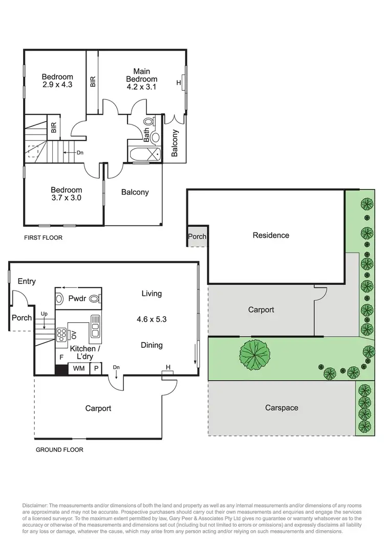 Floorplan of Homely townhouse listing, 5/58 Alexandra Street, St Kilda East VIC 3183