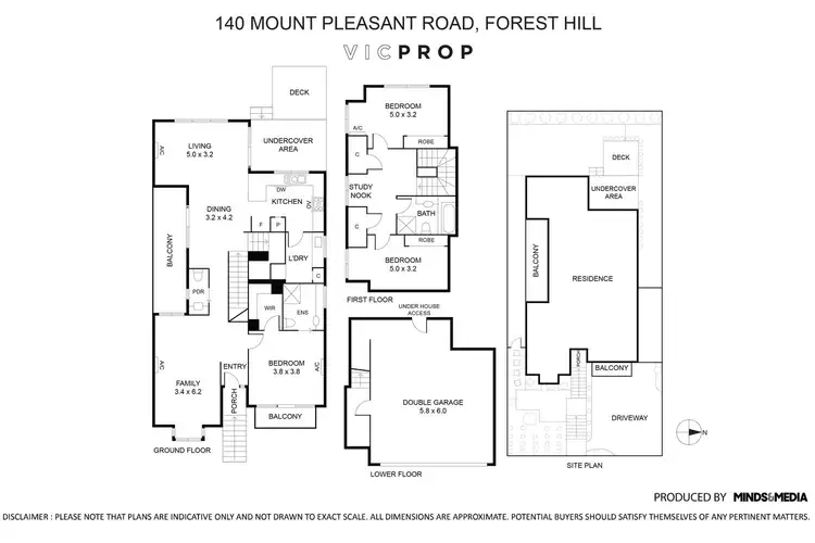 Floorplan of Homely house listing, 140 Mount Pleasant Road, Forest Hill VIC 3131