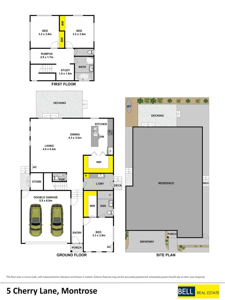 Floorplan of Homely house listing, 5 Cherry Lane, Montrose VIC 3765