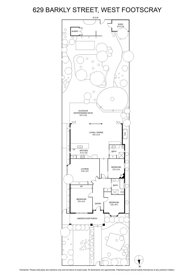 Floorplan of Homely house listing, 629 Barkly Street, West Footscray VIC 3012