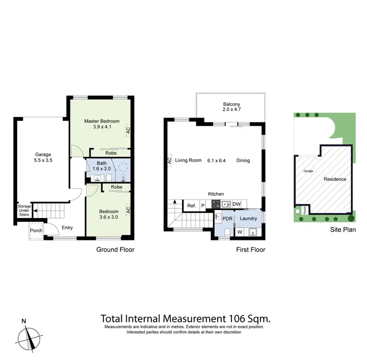 Floorplan of Homely townhouse listing, 4/4 Garnet Street, Sunshine North VIC 3020