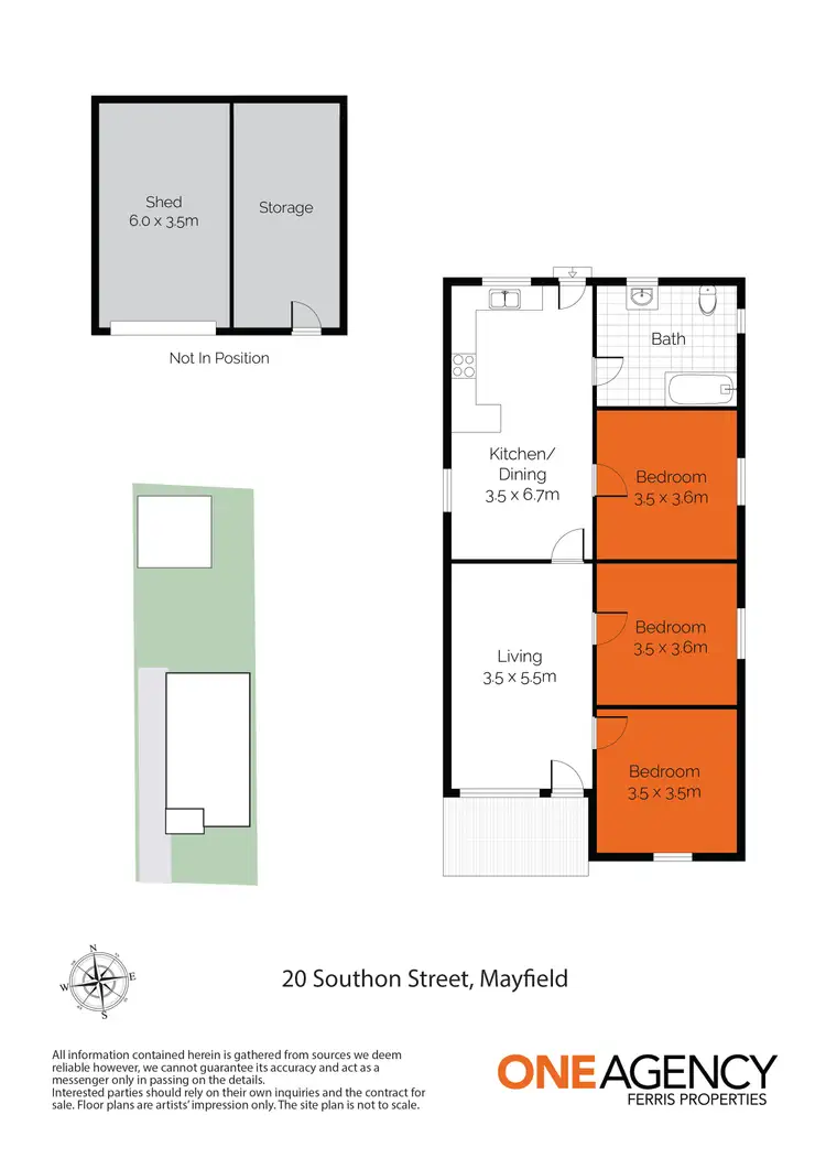 Floorplan of Homely house listing, 20 Southon Street, Mayfield NSW 2304