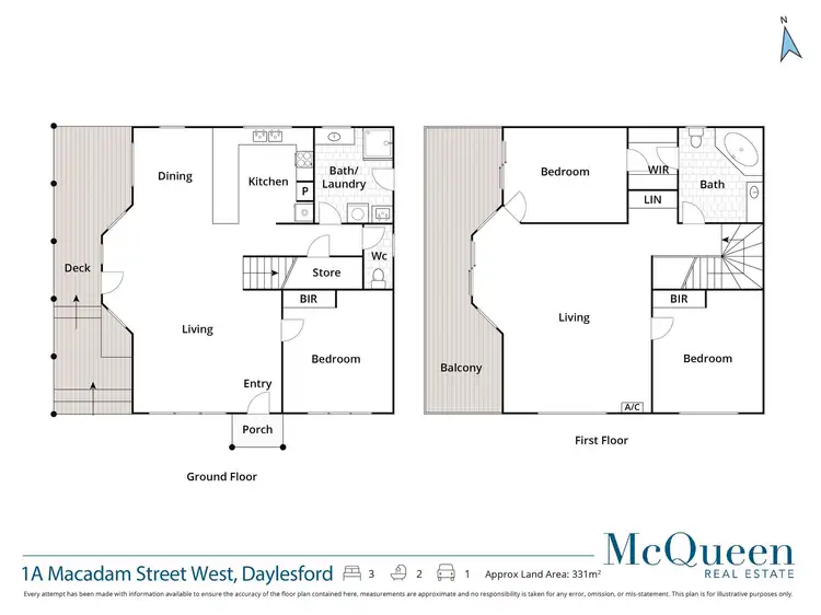 Floorplan of Homely house listing, 1A Macadam Street West, Daylesford VIC 3460