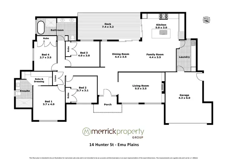Floorplan of Homely house listing, 14 Hunter Street, Emu Plains NSW 2750