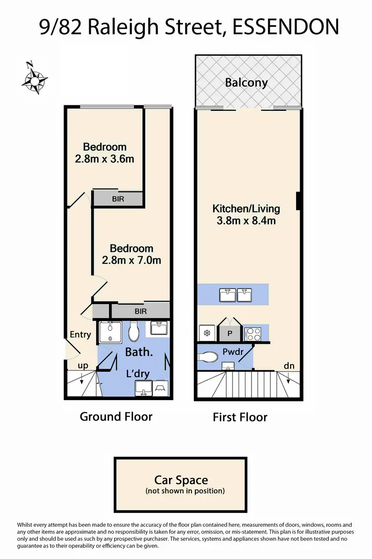 Floorplan of Homely apartment listing, 9/82 Raleigh Street, Essendon VIC 3040