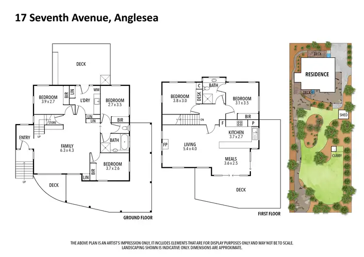Floorplan of Homely house listing, 17 Seventh Avenue, Anglesea VIC 3230