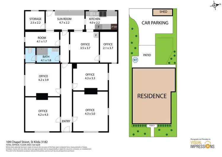 Floorplan of Homely land listing, 109 Chapel Street, St Kilda VIC 3182