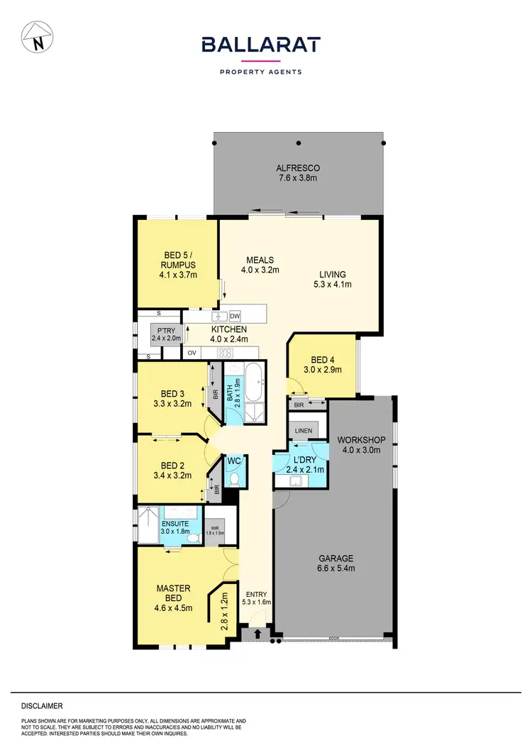 Floorplan of Homely house listing, 8 Kernick Street, Lucas VIC 3350