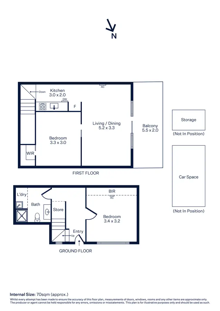 Floorplan of Homely apartment listing, 3/421 Melbourne Road, Newport VIC 3015