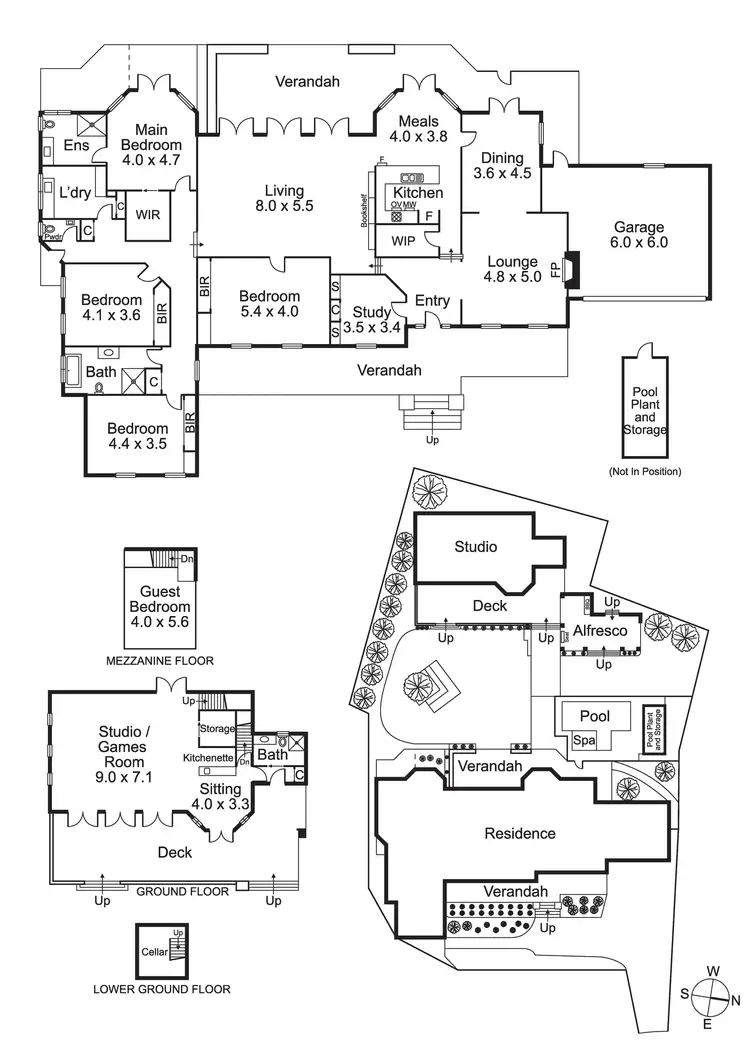 Floorplan of Homely house listing, 8 Clover Close, Berwick VIC 3806