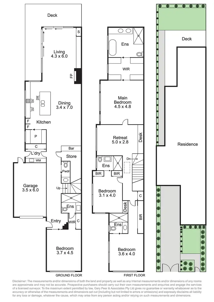 Floorplan of Homely townhouse listing, 22B Bokhara Road, Caulfield South VIC 3162