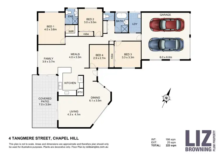 Floorplan of Homely house listing, 4 Tangmere Street, Chapel Hill QLD 4069