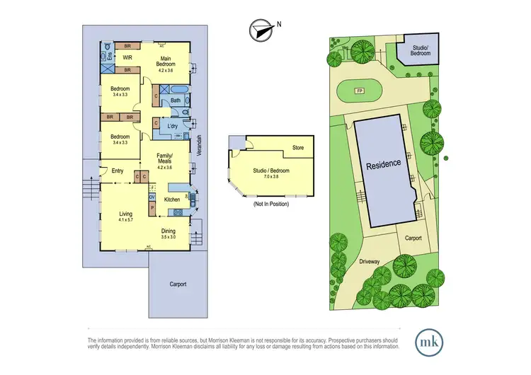 Floorplan of Homely house listing, 45 Grassy Flat Road, Diamond Creek VIC 3089
