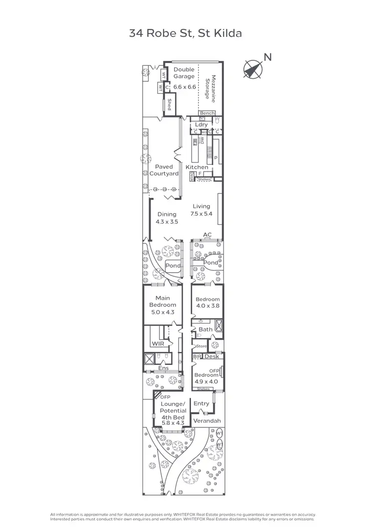 Floorplan of Homely house listing, 34 Robe Street, St Kilda VIC 3182