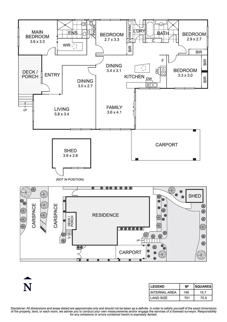 Floorplan of Homely house listing, 5 Ashburton Drive, Mitcham VIC 3132