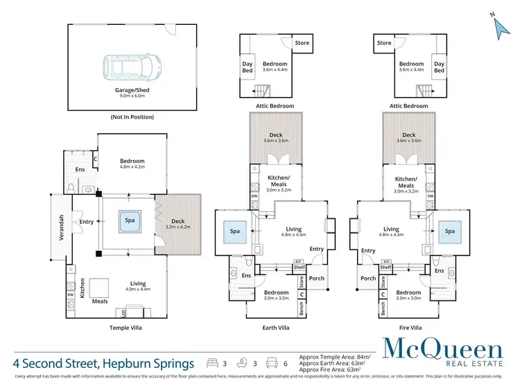 Floorplan of Homely house listing, 4 Second Street, Hepburn Springs VIC 3461