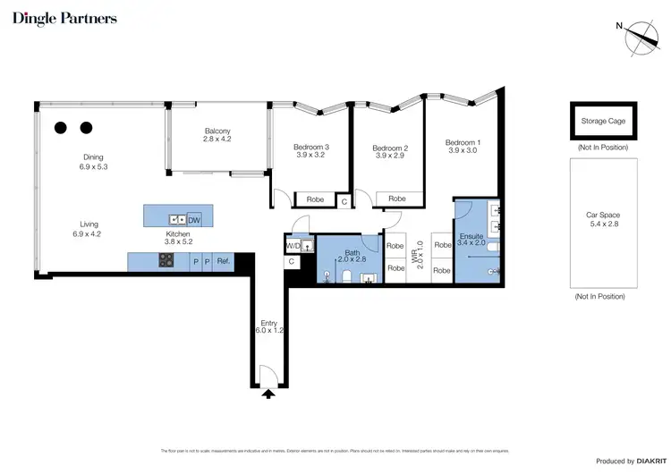 Floorplan of Homely apartment listing, 1902/433 Collins Street, Melbourne VIC 3000