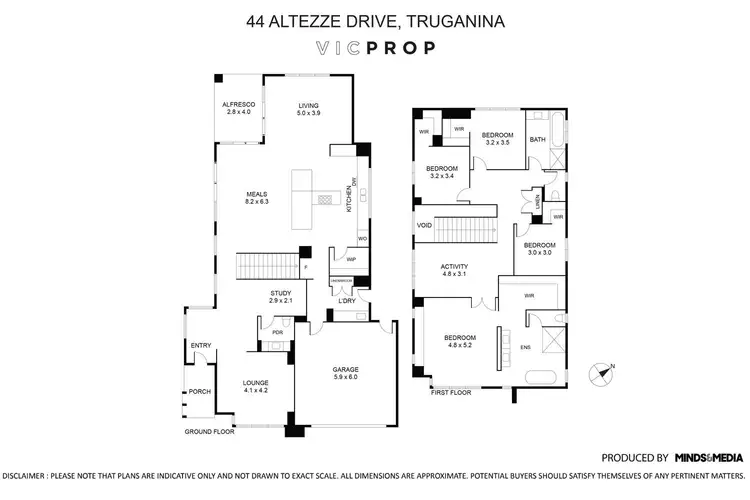 Floorplan of Homely house listing, 44 Altezze Drive, Truganina VIC 3029