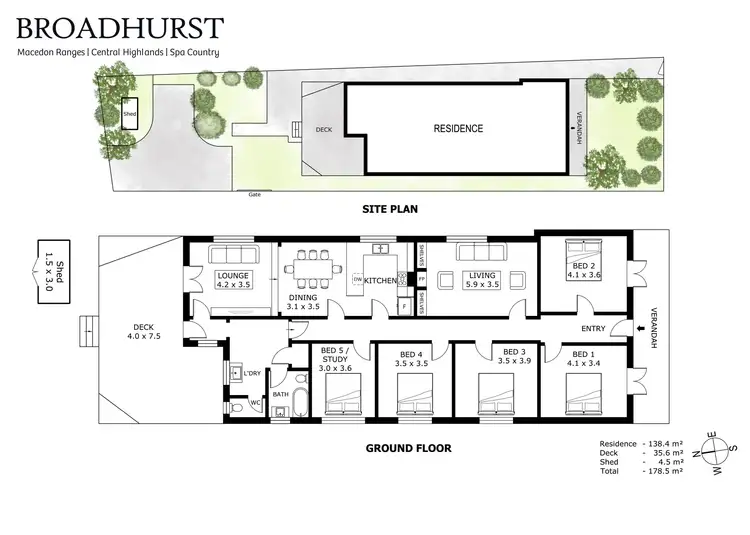 Floorplan of Homely house listing, 10 Piper Street, Kyneton VIC 3444